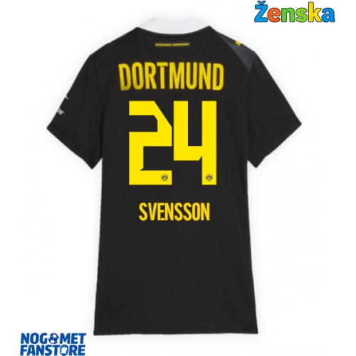 Borussia Dortmund Daniel Svensson #24 Gostujuci Dres za Ženska 2026-27 Kratak Rukav